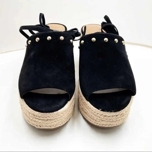 🆕{Marc Fisher} Verena Studded Suede Espadrilles - Picture 7 of 17